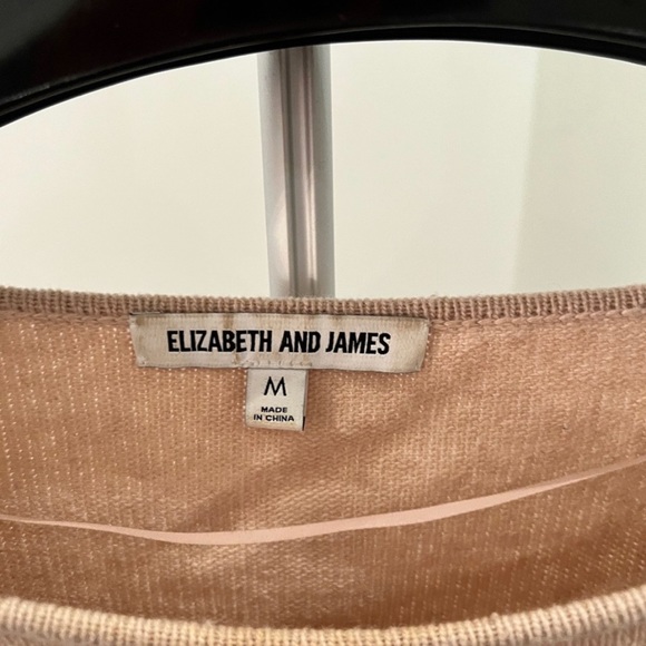 ELIZABETH AND JAMES blush belle sleeve sweater - M - Picture 4 of 5